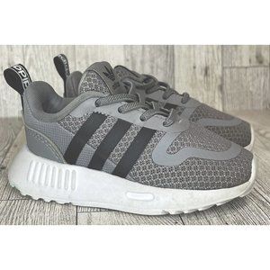 adidas FX6394 Multix Lace Up   Kids  Sneakers Shoes Casual   - Grey, Black  Sz 5